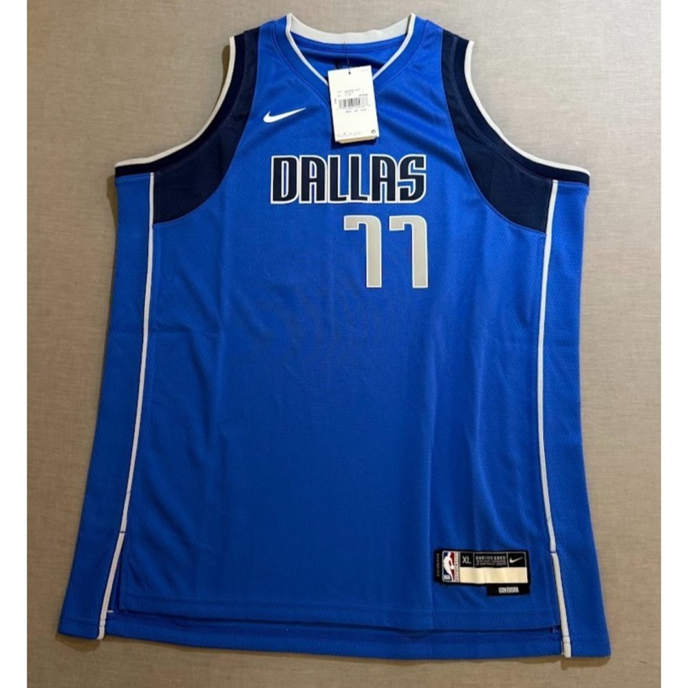 Dallas Mavericks Doncic #11 Nike DRI-FIT Jersey Boys Extra Large Blue Sleeveless